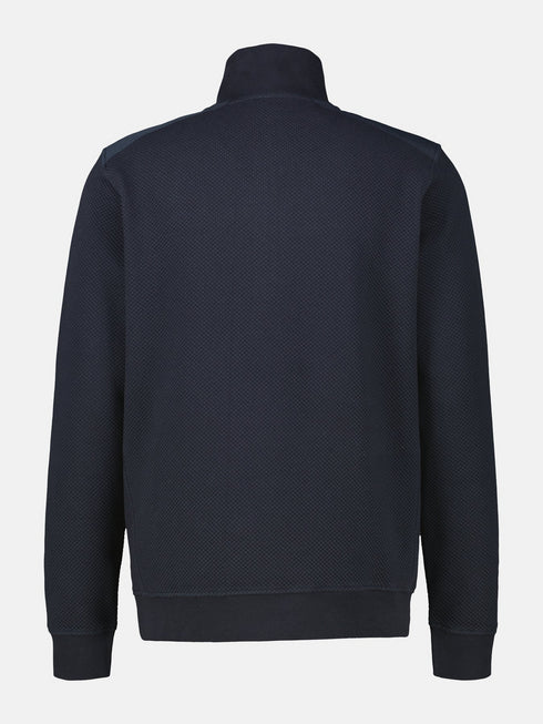 Lerros Men's Sweater with High Zip Collar - 2594421